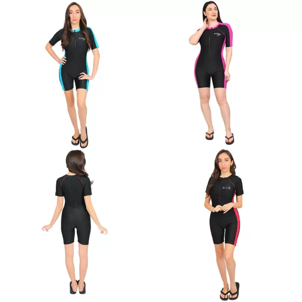 ملابس سباحة بتصميم رياضي