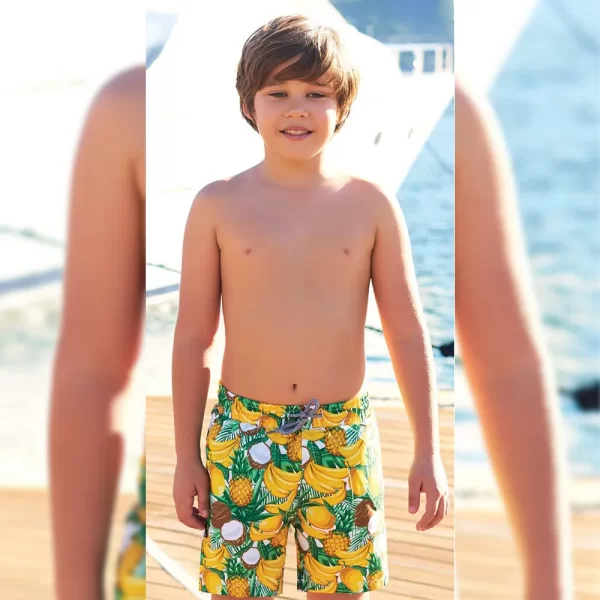 شورت سباحة للأطفال - Fashionable Flexible Boy's Bottoms
