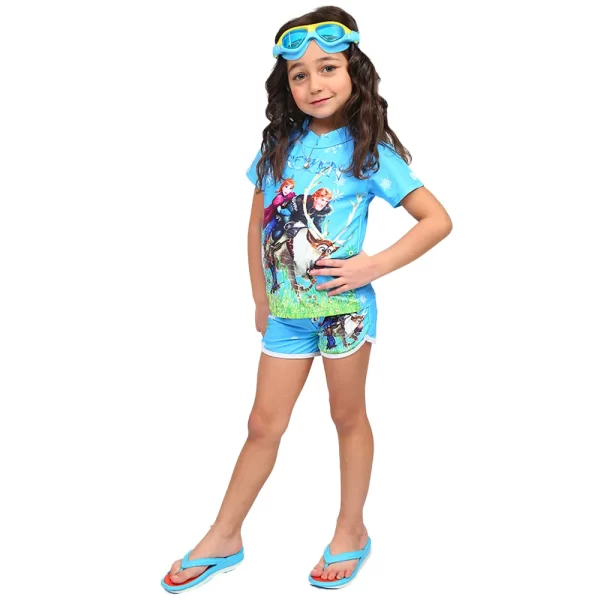 ملابس سباحة للصغار بشخصيات الرسوم المتحركة - Children's Character-Printed Swimsuits