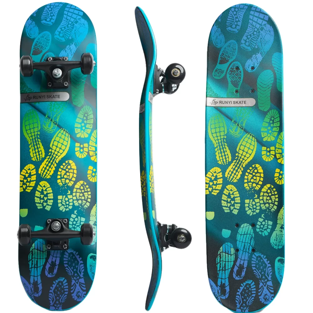 Resilient Plastic Skateboard