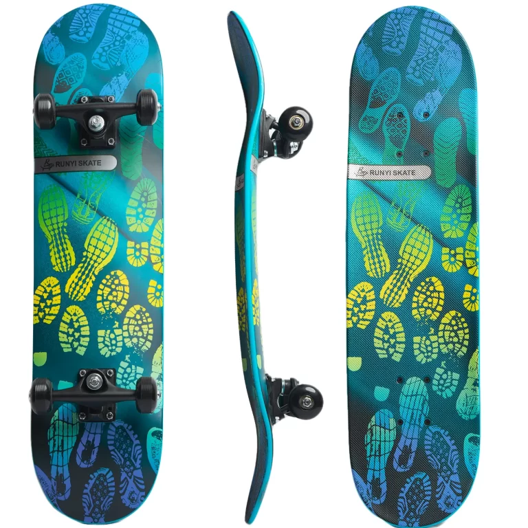 Resilient Plastic Skateboard