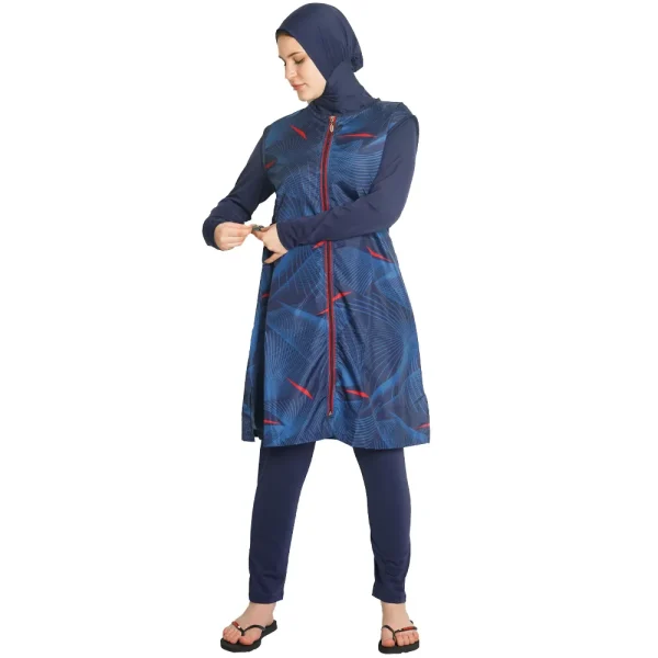 مايوه سباحة مع سحاب امامي 3 قطع من Tesmay