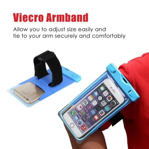 Transparent Beach Phone Holder