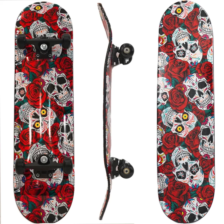 Durable Plastic Deck Skateboard
