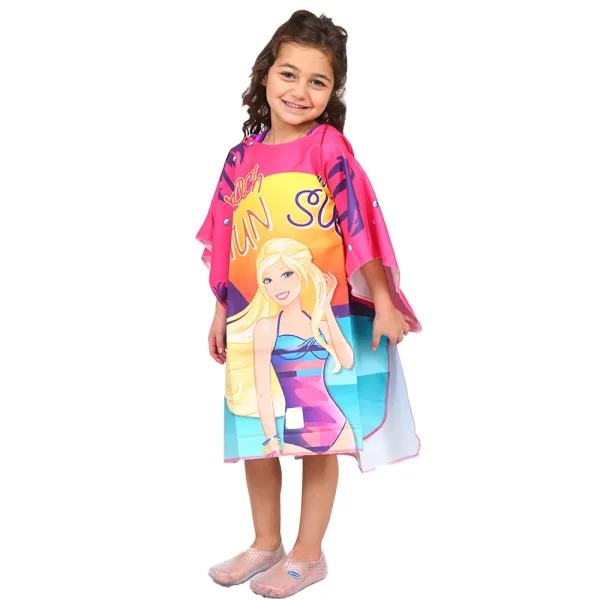منشفة بغطاء رأس للأولاد - Children's Beach Towel with Characters