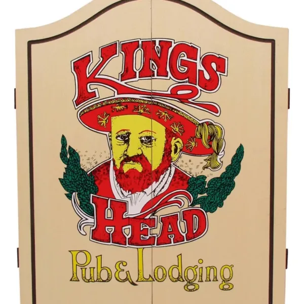 خزانة لوحةرمي السهام - Kings Head Dartboard Cabinet