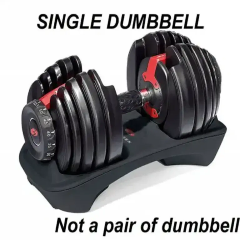 Dial Adjusted Fitness Dumbbell