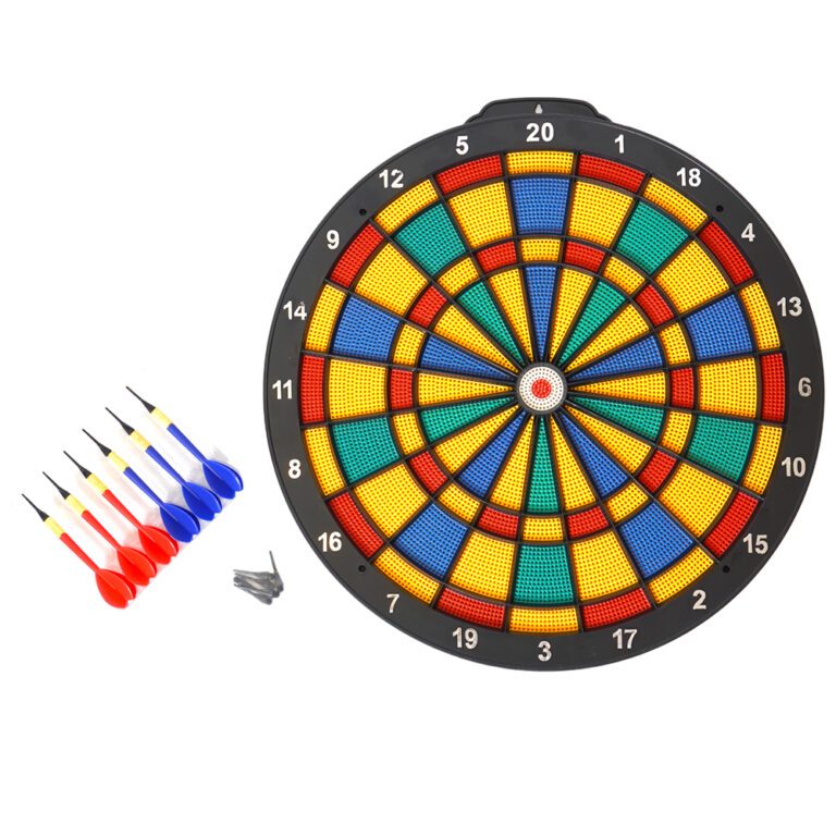لعبة السهام الامنه - Family-Friendly Dartboard Set