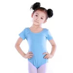 ملابس رقص جمباز نصف كم - Rainbow Dance Bodysuit