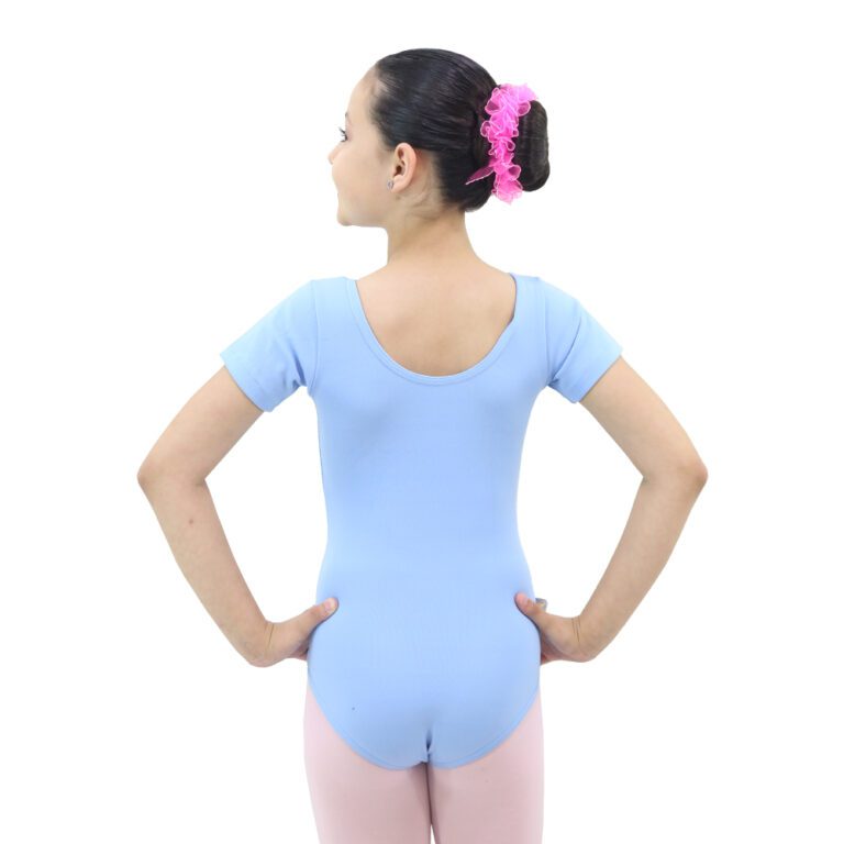 ملابس رقص جمباز نصف كم - Girls' Athletic Leotard