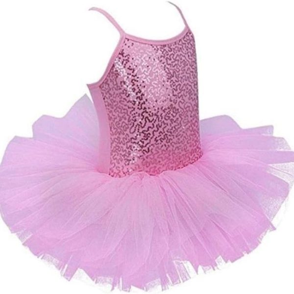 فستان رقص للبنات الصغار من الترتر - Premium Quality Ballet Attire