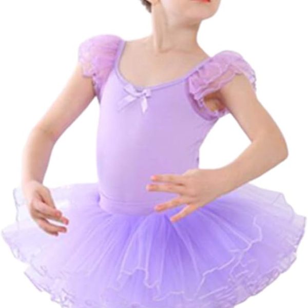 فستان باليه كت مع تنورة كشكش - Girls' Tutu Ballerina Outfit