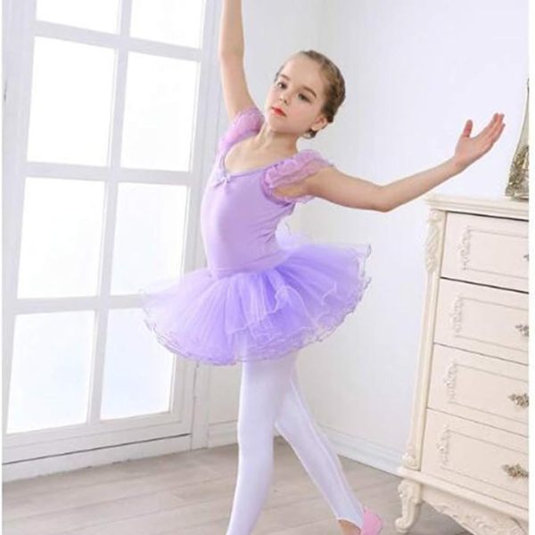 فستان باليه كت مع تنورة كشكش - Ballet-inspired Tutu Dress