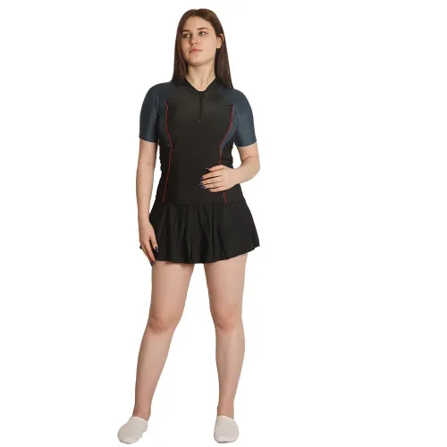 Womens 2 Piece Skirt Swimwear