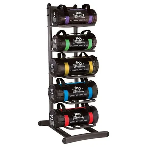 Weighted Gym Equipment Rack