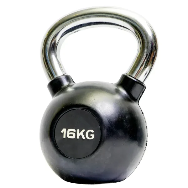 Rubber Encased 16KG Kettlebell