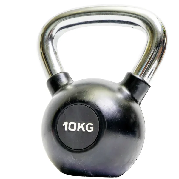 10 Kilogram Rubber Coated Kettlebell