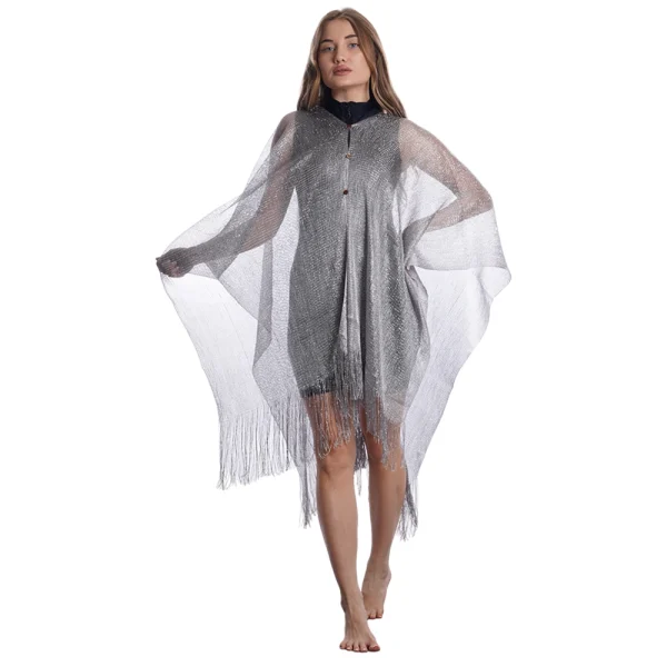 Elegant Versatile Summer Scarf with Buttons