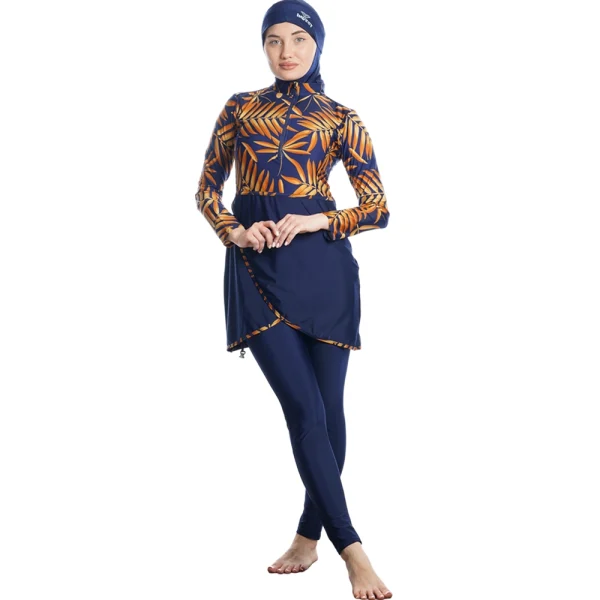 Elegant Modest Women's Burkini Swimsuit Set