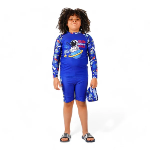 Two-piece swimsuit set for boys