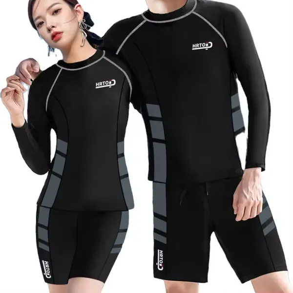 Unisex two-piece swimsuits