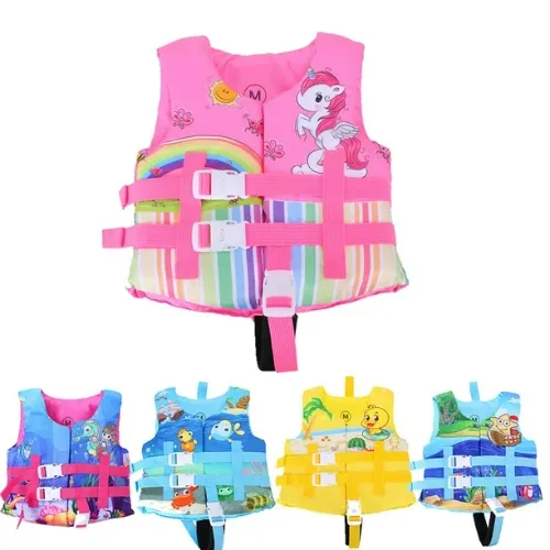 Cartoon Kids Swim Safety Jacket